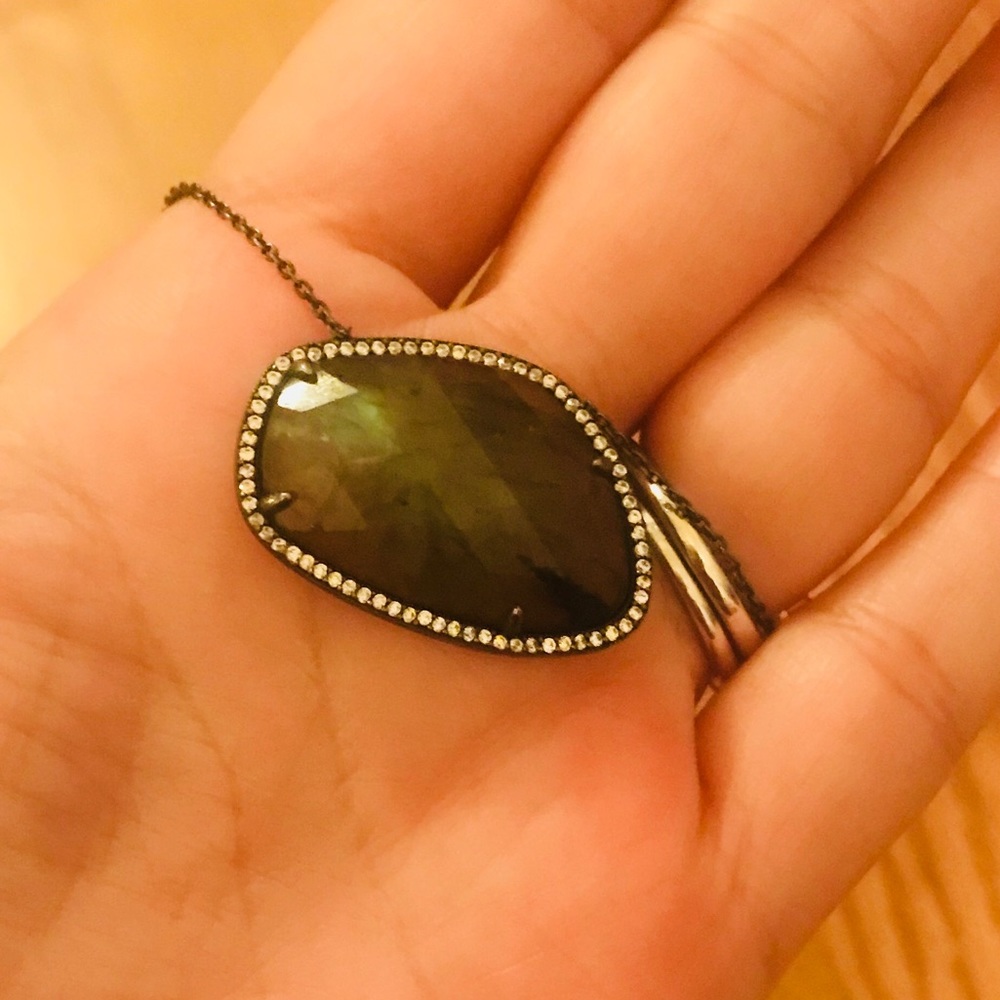Sterling silver Labradorite necklace